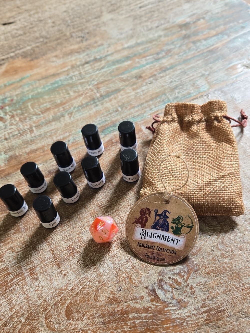 Birch & Besom Alignment Fragrance Collection Set NWT D&D scented Oils (BIN 009)
